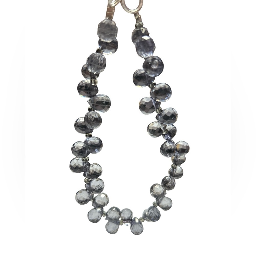 Chic Smokey Blue Phone Charm w/ Tab